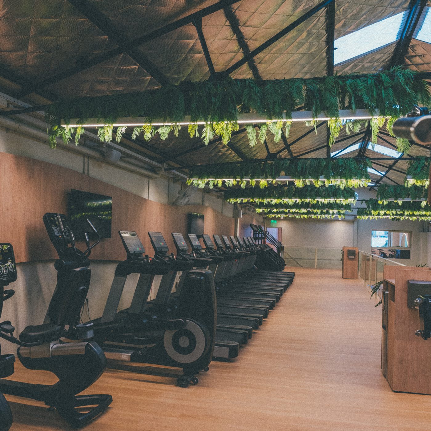 Sala de cardio en la planta superior